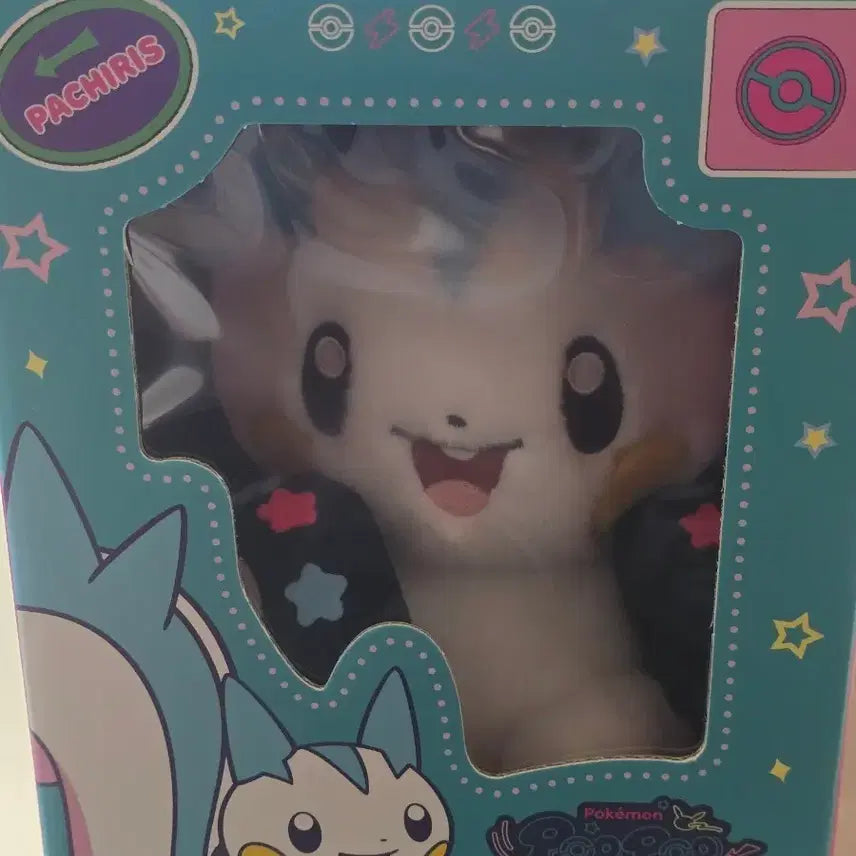 [BUNJANG] Pokemon Pachirisu Plush Toy (Metamon Playground Midnight Series) - Sealed / 메타몽 놀이터 파치리스 봉제인형 미개봉 판매