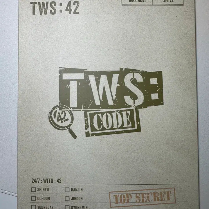 [SOLD OUT] 투어스 TWS 2기멤버십키트 새상품