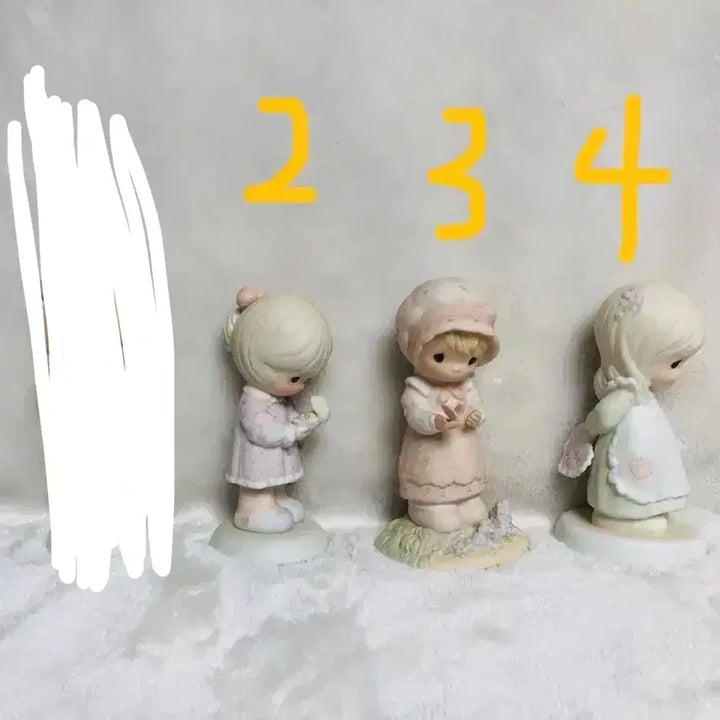 [BUNJANG] Antique Precious Moments Figurines - Girl Collection / 앤틱 빈티지 프레셔스 모먼트 소녀