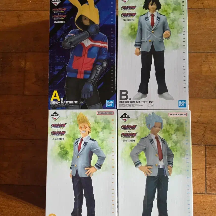 [BUNJANG] My Hero Academia Masterize Figure 4 Set / 나의 히어로 아카데미아 마스터라이즈 피규어 4종 세트