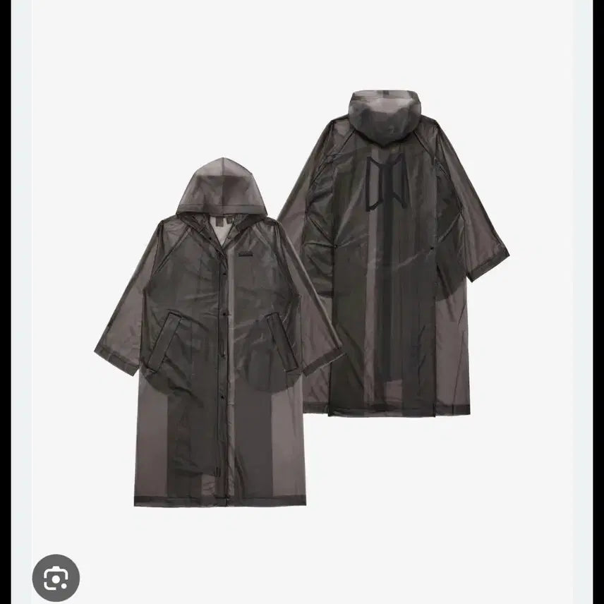 [BUNJANG] BTS Suga Yoongi Clear Raincoat / 방탄 슈가 윤기 레인코트 우비