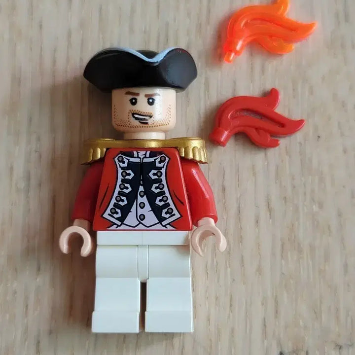 [BUNJANG] LEGO Pirates of the Caribbean King George Officer Minifigure / 올드 레고 정품 캐리비안 해적 정부군 킹 조지 장교 미니피규어 미피