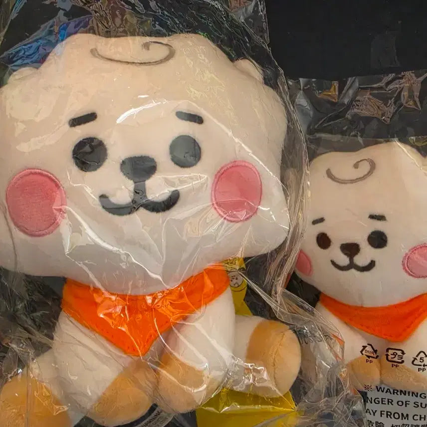 [BUNJANG] BT21 Jin RJ Doll Set / Bt21  진 알제이 인형 셋트 택 붙어있어요