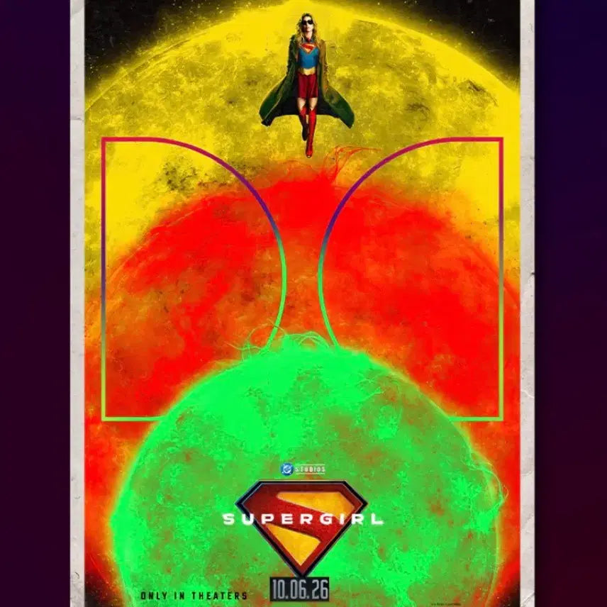 [BUNJANG] Supergirl Dolby Cinema Poster / [슈퍼걸] 돌비 포스터