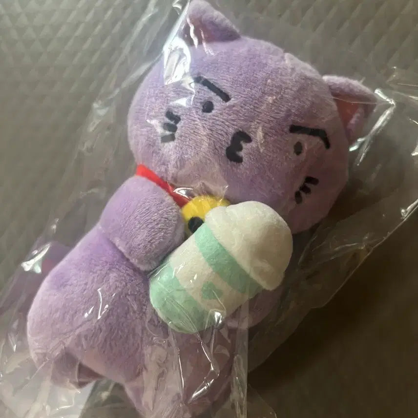 [BUNJANG] ATEEZ Choi San San-deung-i Cup Sleeve Keyring (Sealed) / 에이티즈 최산 산덩이 컵 슬리브 키링 미개봉