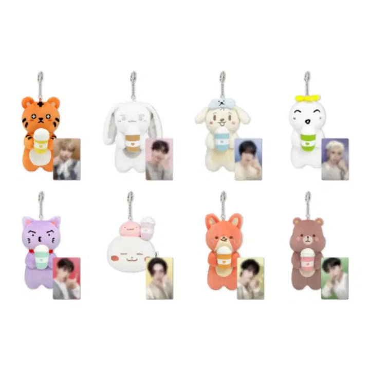 [BUNJANG] ATEEZ Choi San San-deung-i Cup Sleeve Keyring (Sealed) / 에이티즈 최산 산덩이 컵 슬리브 키링 미개봉
