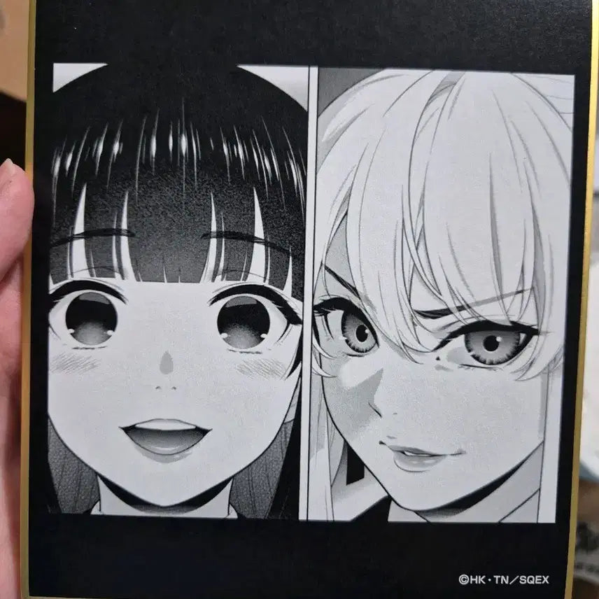 [BUNJANG] Kakegurui Yumeko &amp; Meari Shikishi Pop-up Limited Edition / 카케구루이 팝업 색지 유메코 메아리