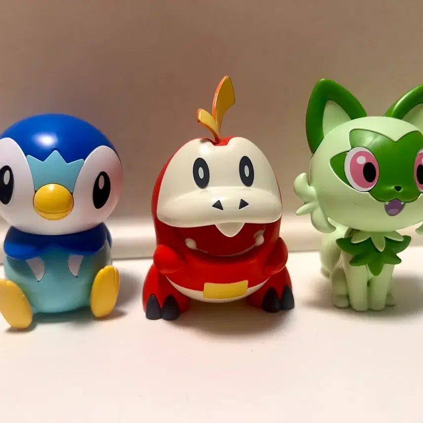 [BUNJANG] Bandai Pokemon Pocketable Plastic Model Quick!! Series 3-Figure Set (Fushigidane, Kewpie, Charmander) / 포켓몬 포켓프라 퀵 3종 완제품 일괄 판매