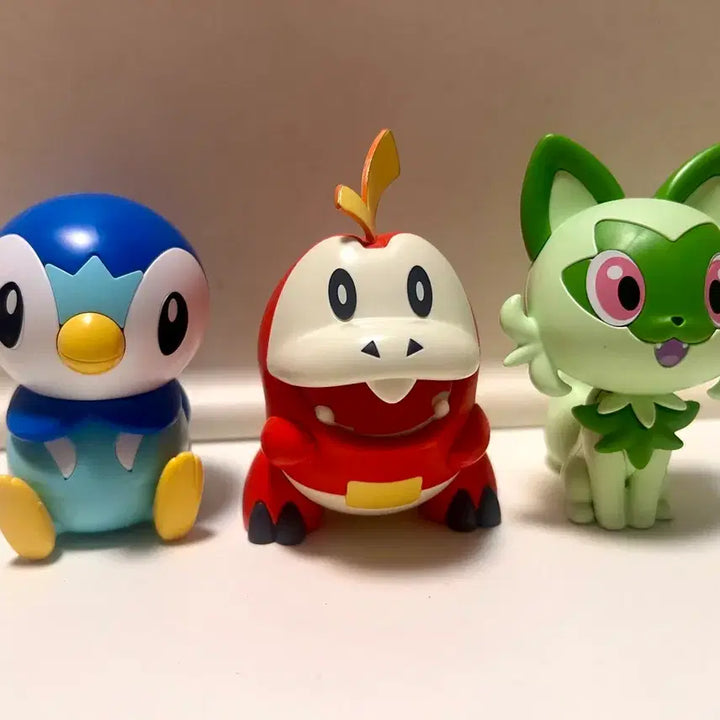 [BUNJANG] Bandai Pokemon Pocketable Plastic Model Quick!! Series 3-Figure Set (Fushigidane, Kewpie, Charmander) / 포켓몬 포켓프라 퀵 3종 완제품 일괄 판매