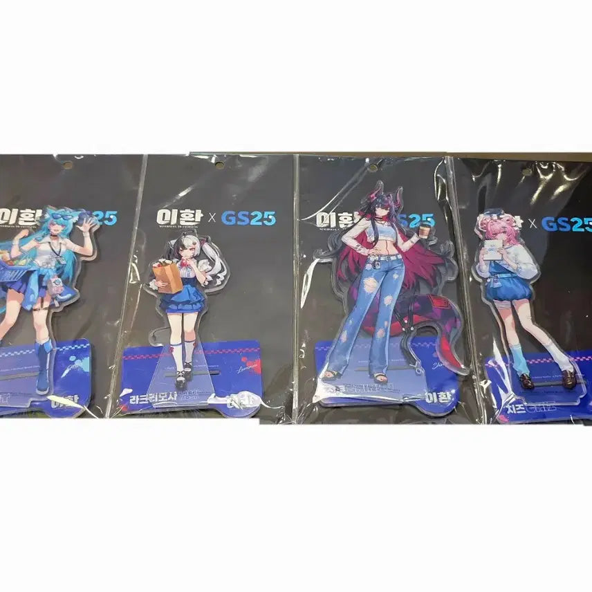 [BUNJANG] Lee Hwan GS25 Collaboration Acrylic Stand Full Set / 이환 GS25 콜라보 아크릴스탠드 세트 신쿠 라크리모사 민트 치즈