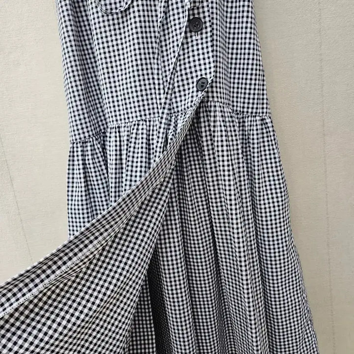 [BUNJANG] G-Cut Check Long Dress / 지컷 g cut 체크 롱원피스 55