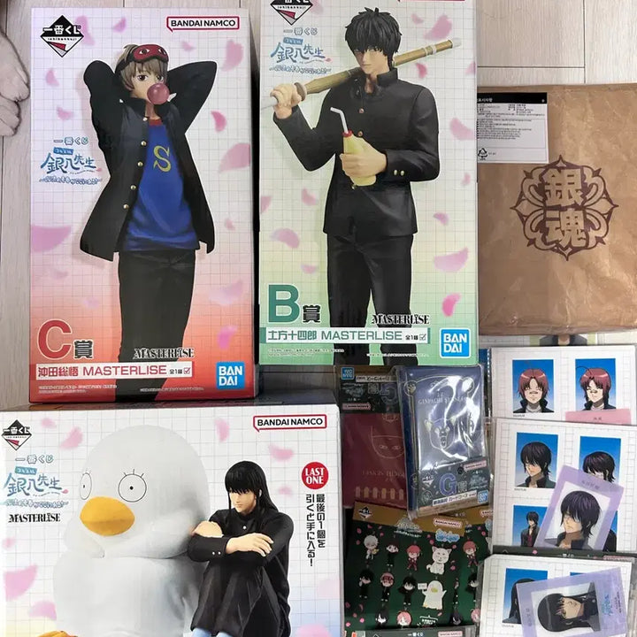 [BUNJANG] Gintama: The Final Ichiban Kuji B, C, and Ra-won Bundle / 은혼 삼젯 제일복권 b상 c상 라원 일괄판매합니다