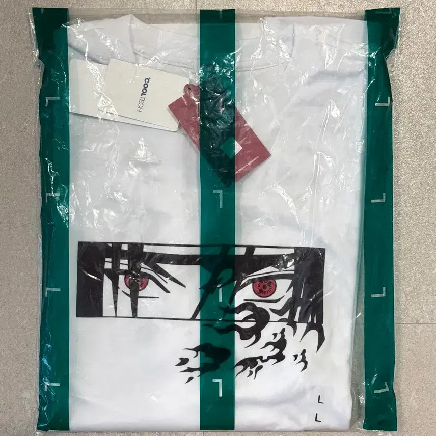 [BUNJANG] SPAO Naruto Sasuke T-Shirt (L Size, Sealed) / (미개봉) [L사이즈] 나루토 사스케 스파오 티셔츠