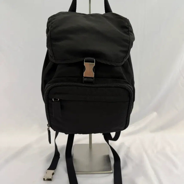 [BUNJANG] Prada V152 Tessuto Nylon Mini Backpack Black / 프라다 백팩 V152 테수트 나일론  미니 블랙 백팩