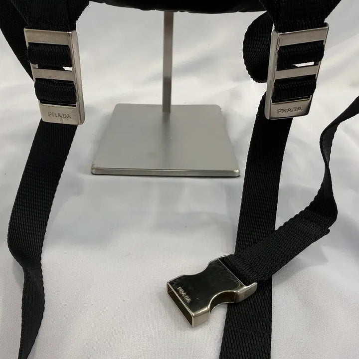 [BUNJANG] Prada V152 Tessuto Nylon Mini Backpack Black / 프라다 백팩 V152 테수트 나일론  미니 블랙 백팩