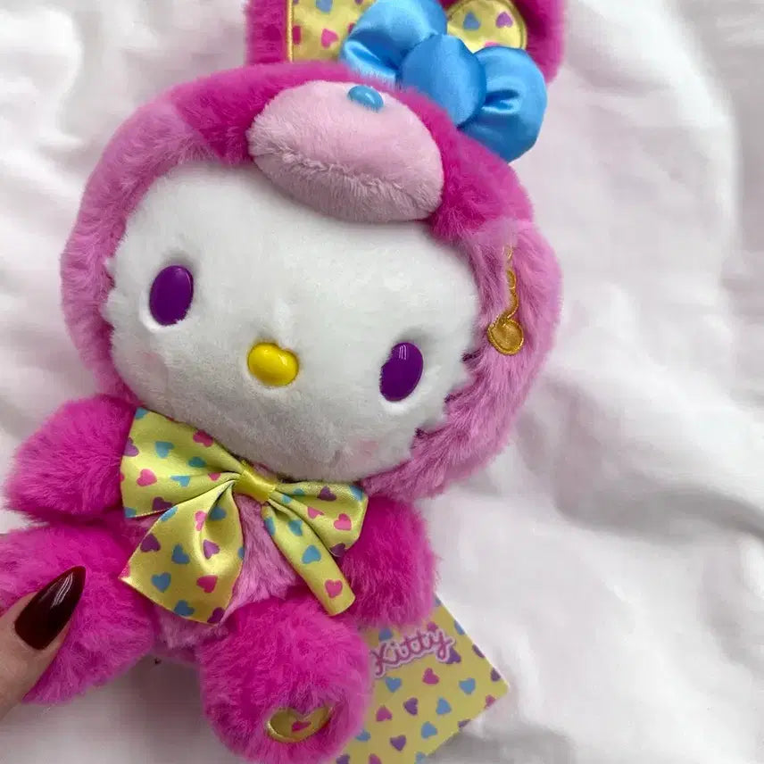 [BUNJANG] Sanrio Hello Kitty Spring Rabbit Plush Doll / 헬로키티 스프링 래빗토끼 누이 인형