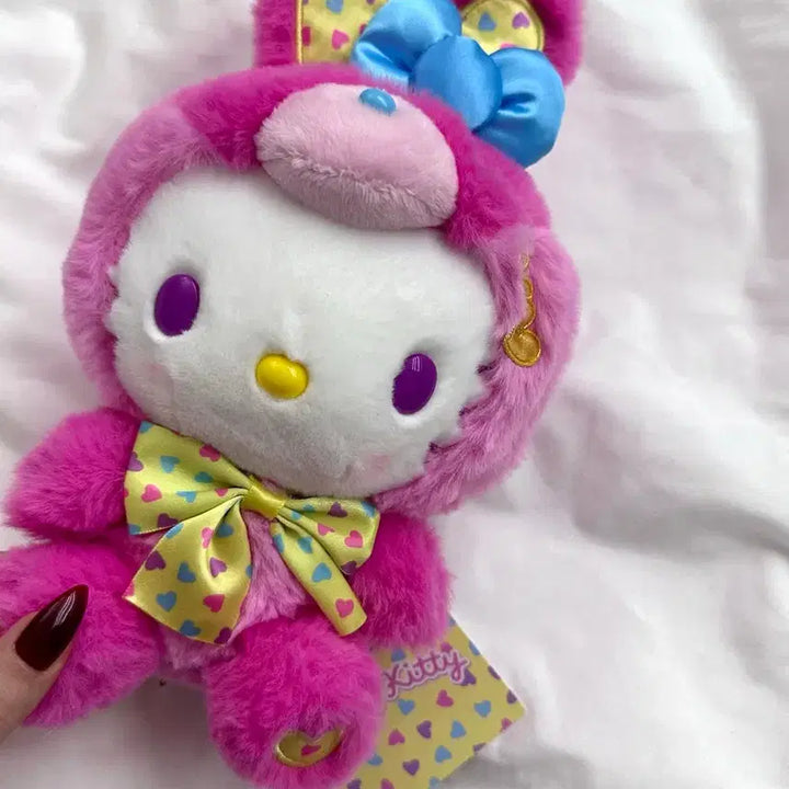 [BUNJANG] Sanrio Hello Kitty Spring Rabbit Plush Doll / 헬로키티 스프링 래빗토끼 누이 인형