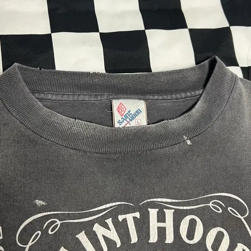 [BUNJANG] Saint Michael Neighborhood Fearless T-Shirt / 세인트 미카엘 네이버후드 피어리스 티셔츠