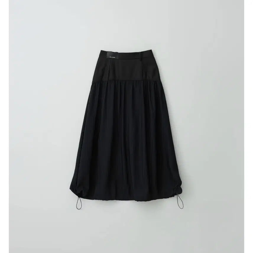 [BUNJANG] Majoné Maxi Shirring Skirt Black / 마조네 맥시 셔링 스커트 블랙 Maxi shirring skirt