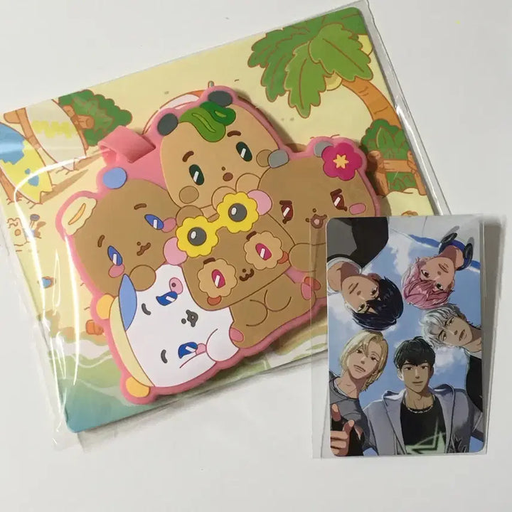 [BUNJANG] Playse Hana Card Collaboration Luggage Tag Photocard (Sealed) / 미개봉) 플레이브 하나카드 콜라보 러기지택 포카