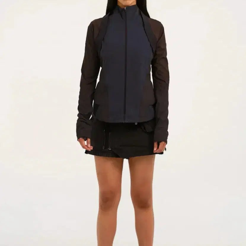 [BUNJANG] Paneled Windbreaker Jacket - Midnight / 혜인서 바람막이 Paneled windbreaker
