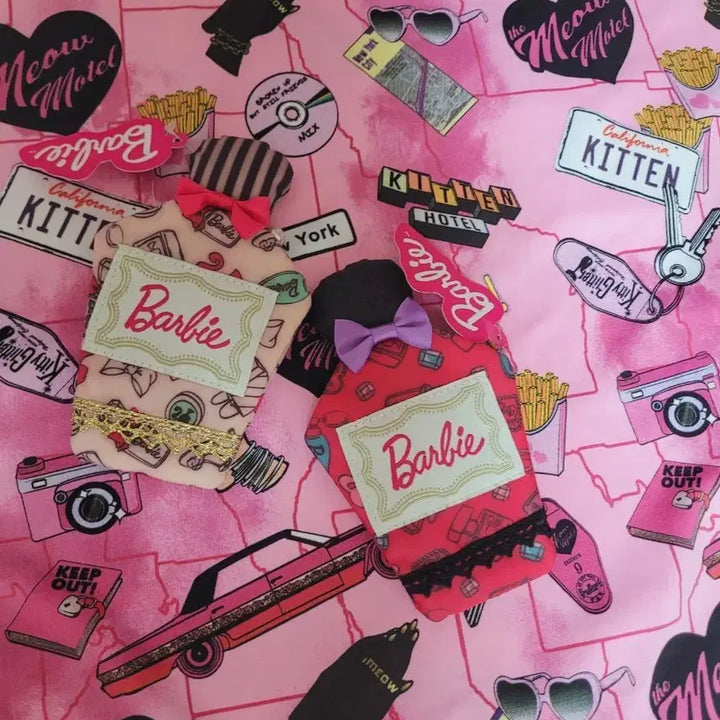 [BUNJANG] Barbie Perfume Pouch Set Limited Edition / 바비 인형 퍼품 파우치셋 한정판