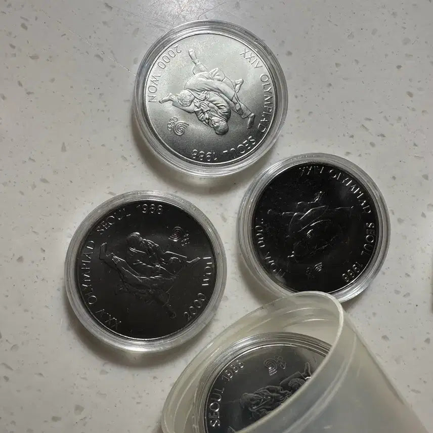 [BUNJANG] 1988 Seoul Olympics Commemorative Judo 2000 Won Coin Set (20 Pieces) / 1987 서울 올림픽 기념 유도 2000원 20개