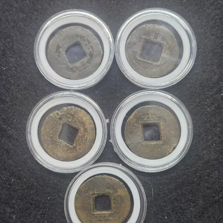 [BUNJANG] 5 Old Korean Coins (Sangpyeong Tongbo) / 옛날 동전 5개 (상평통보)