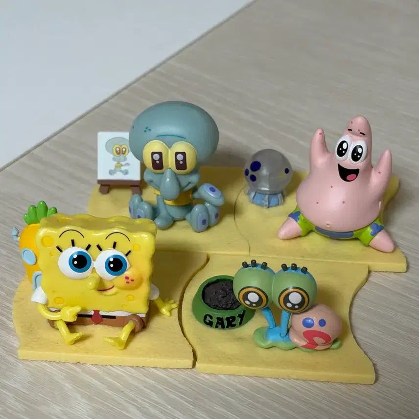 [BUNJANG] SpongeBob SquarePants Bikini Bottom Friends Figure Set / 스펀지밥 비키니시티 피규어 세트