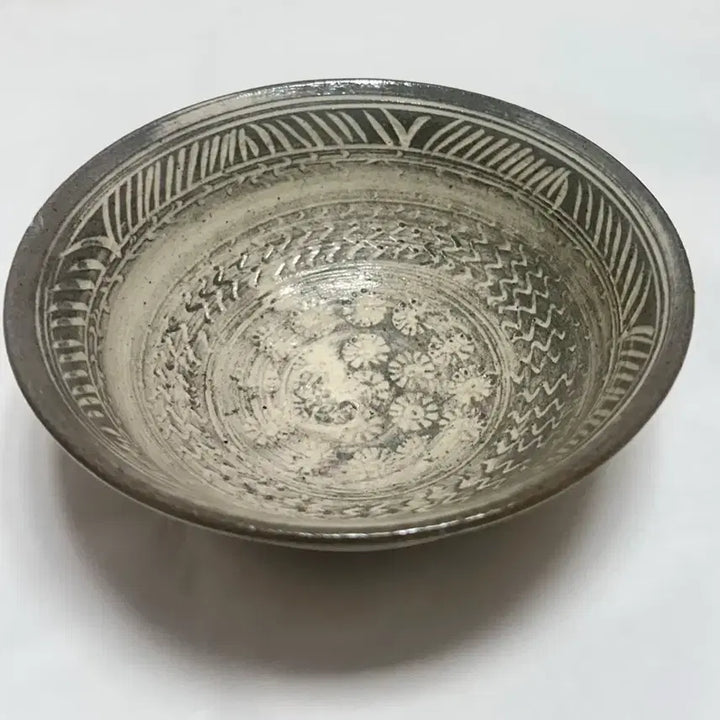 [BUNJANG] Cheon Han-bong Buncheong Celadon Tea Bowl / 천한봉 분청 다완