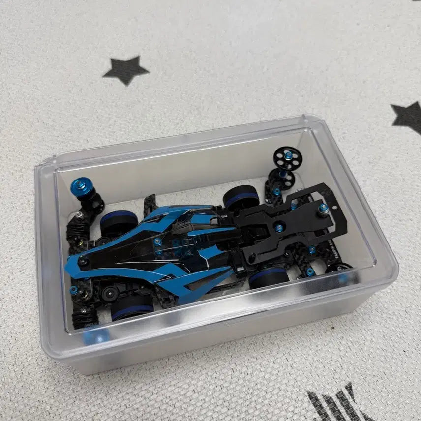 [BUNJANG] Tamiya Mini 4WD Open Class Car Blue/Black / 타미야 미니카 오픈클래스 새제품