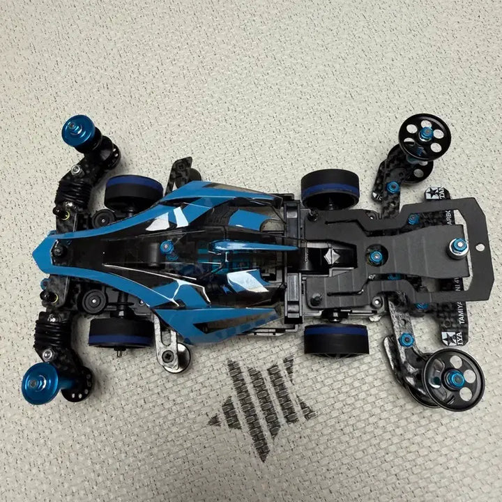 [BUNJANG] Tamiya Mini 4WD Open Class Car Blue/Black / 타미야 미니카 오픈클래스 새제품