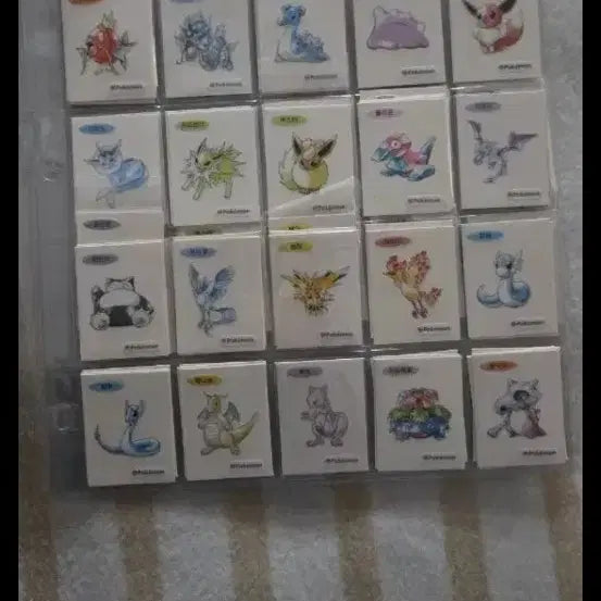 [BUNJANG] Pokemon Tteokbokki Stickers Season 5 &amp; 30th Anniversary Artwork Set / 포켓몬 띠부씰 시즌5 150종세트 30주년아트웍100종