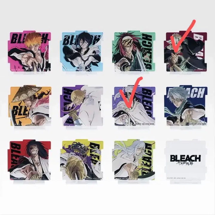 [BUNJANG] Bleach: Thousand-Year Blood War Ichiban Kuji Acrylic Stand &amp; Keychain Bundle (Sealed) / (일괄, 미개봉) 블리치 천년혈전 제일복권 아크릴 상품