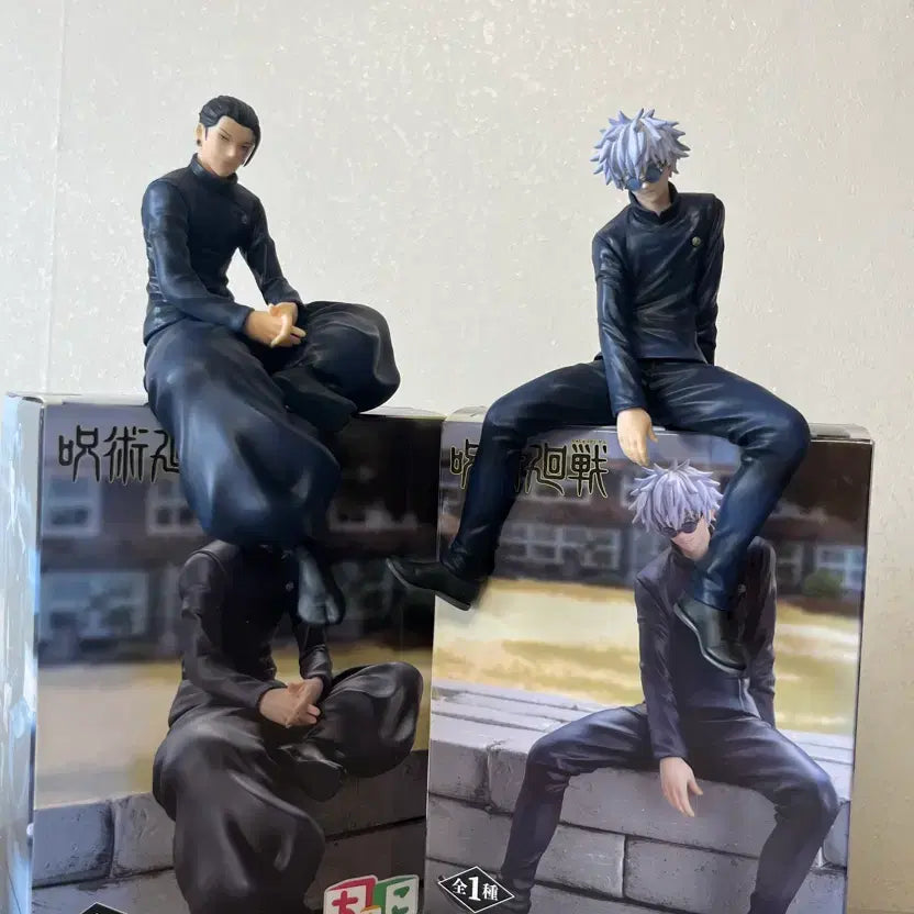 [BUNJANG] Jujutsu Kaisen Gojo Satoru &amp; Geto Suguru "Hui Ok Ok Jeol" Choconose Noodle Stopper Figure Set (Bundle) / 3종일괄 주술회전 고죠 게토 회옥옥절 쵸코노세 누들스토퍼 피규어