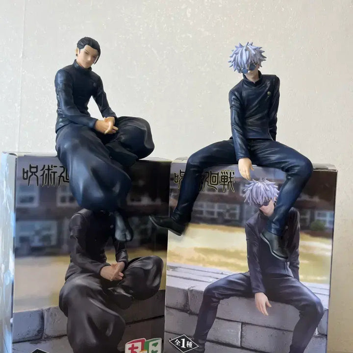 [BUNJANG] Jujutsu Kaisen Gojo Satoru &amp; Geto Suguru "Hui Ok Ok Jeol" Choconose Noodle Stopper Figure Set (Bundle) / 3종일괄 주술회전 고죠 게토 회옥옥절 쵸코노세 누들스토퍼 피규어