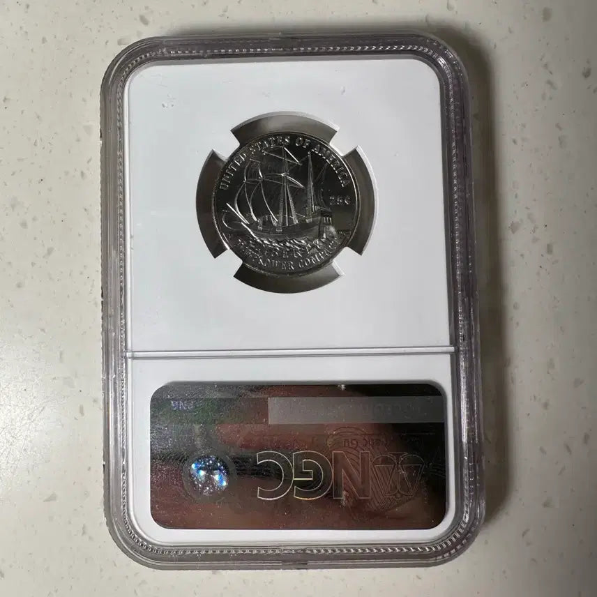 [BUNJANG] NGC Graded 1776-2026 Mayflower 25 Cents Commemorative Coin - USA 250th Anniversary / 1776-2026 NGC 메이플라워 25센트 기념주화 미국 건국 250주