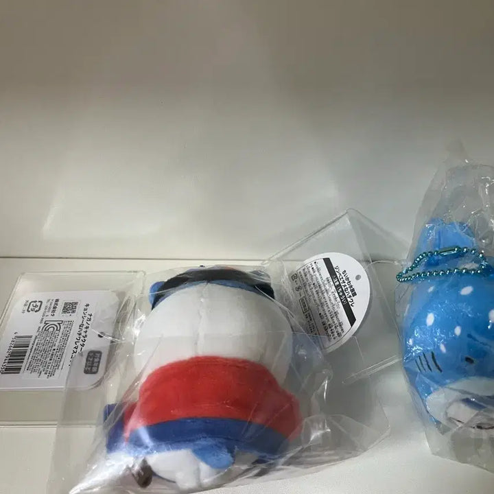 [BUNJANG] Chiikawa Nagao Market Vampire Hachiware &amp; Shark Hachiware Mascot Set / 치이카와 나가노마켓 강시 하치와레 + 상어 하치와레