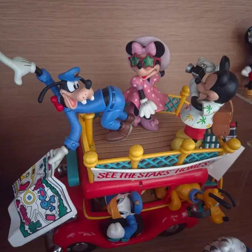 [BUNJANG] Enesco Disney Mickey, Minnie, Goofy, Pluto Figurine Music Box / 에네스코 디즈니 미키 미니 구피 플루토 피규어 뮤직박스