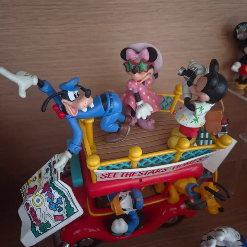 [BUNJANG] Enesco Disney Mickey, Minnie, Goofy, Pluto Figurine Music Box / 에네스코 디즈니 미키 미니 구피 플루토 피규어 뮤직박스