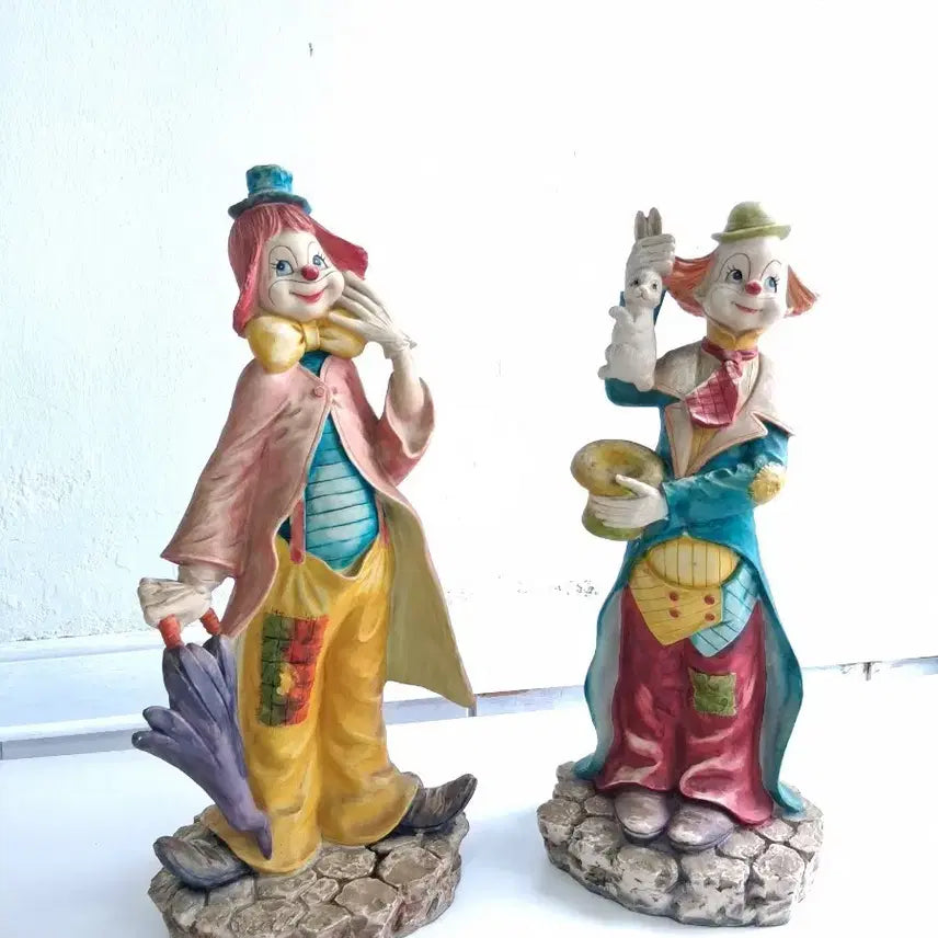 [SOLD OUT] 옛날-대형 삐에로 인형2개 높이 48cm