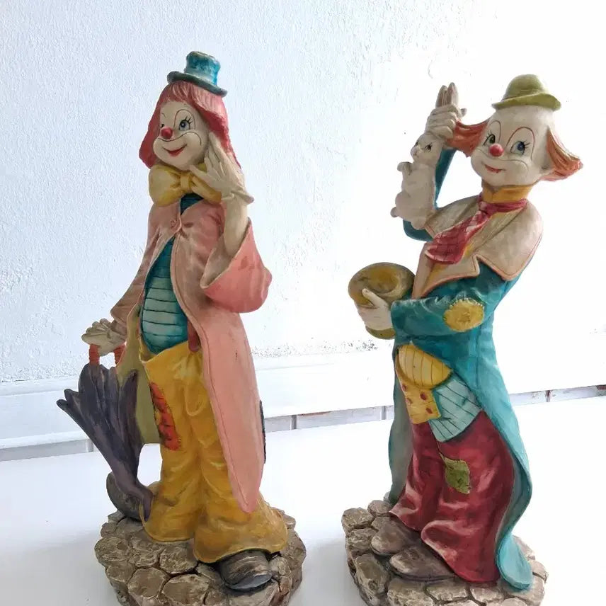 [SOLD OUT] 옛날-대형 삐에로 인형2개 높이 48cm