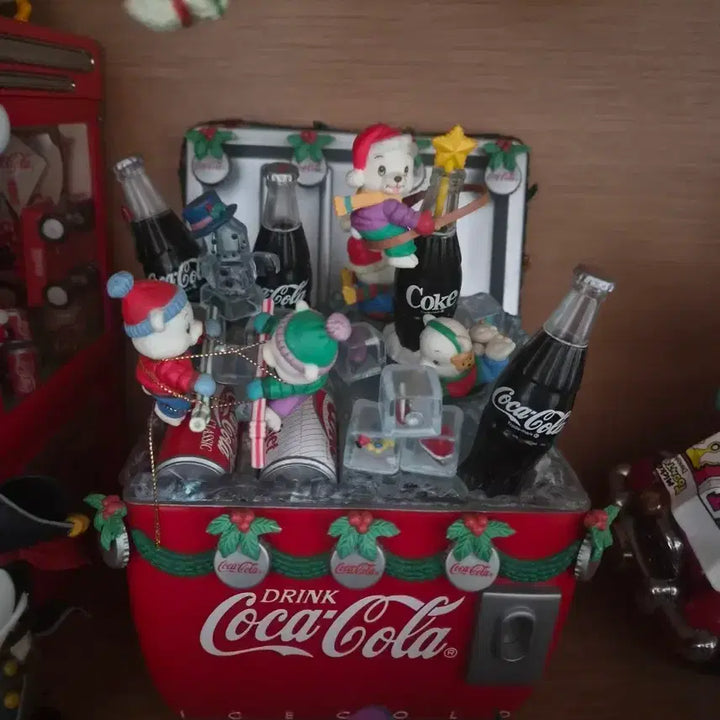 [BUNJANG] Enesco Coca-Cola Christmas Collection Musical Box / 에네스코 코카콜라 크리스마스 컬렉션 오르골 뮤직박스
