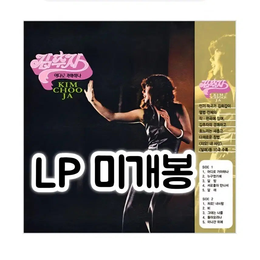 [SOLD OUT] 김추자 - 어디로 가야하나 [180g LP]