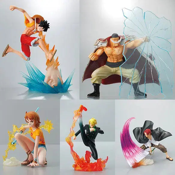 [BUNJANG] Bandai One Piece Attack Motion 2 Figure Set (5 Types) / 5종세트 반다이 원피스 피규어 어택 모션 2
