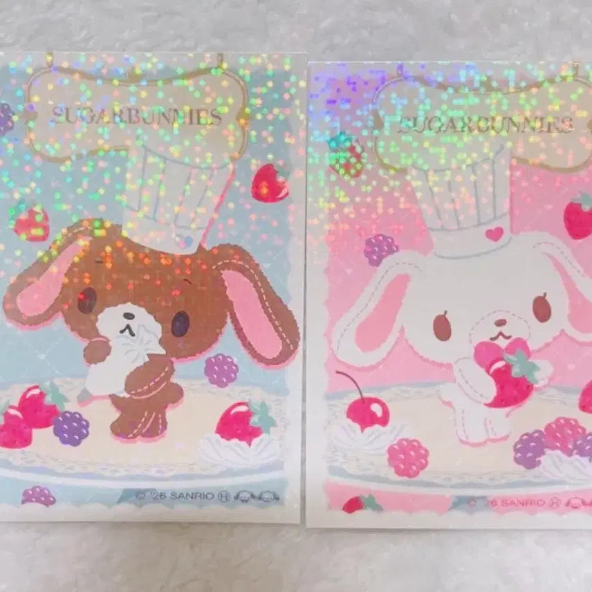 [BUNJANG] Sanrio Sugarbunnies Special Cards 4 Types Bundle Set / 슈가바니즈 슈가버니즈 특전카드 4종 일괄 판매