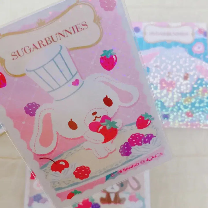[BUNJANG] Sanrio Sugarbunnies Special Cards 4 Types Bundle Set / 슈가바니즈 특전카드 4종 일괄 판매 굿즈