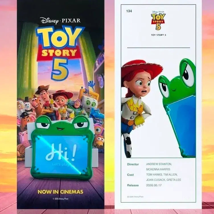 [BUNJANG] Toy Story 5 TTT CGV Holder / 토이 스토리 5 TTT 삼티 CGV