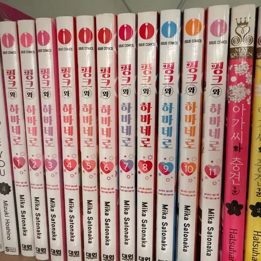 [BUNJANG] Pink and Habanero Manga Volumes 1-11 / 핑크와하바네로 만화책 1~11권판매