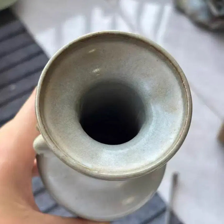 [BUNJANG] Authentic Celadon Porcelain Vase - Early Qing Dynasty / 진품 청나라초기 용천요(운송시간13일)